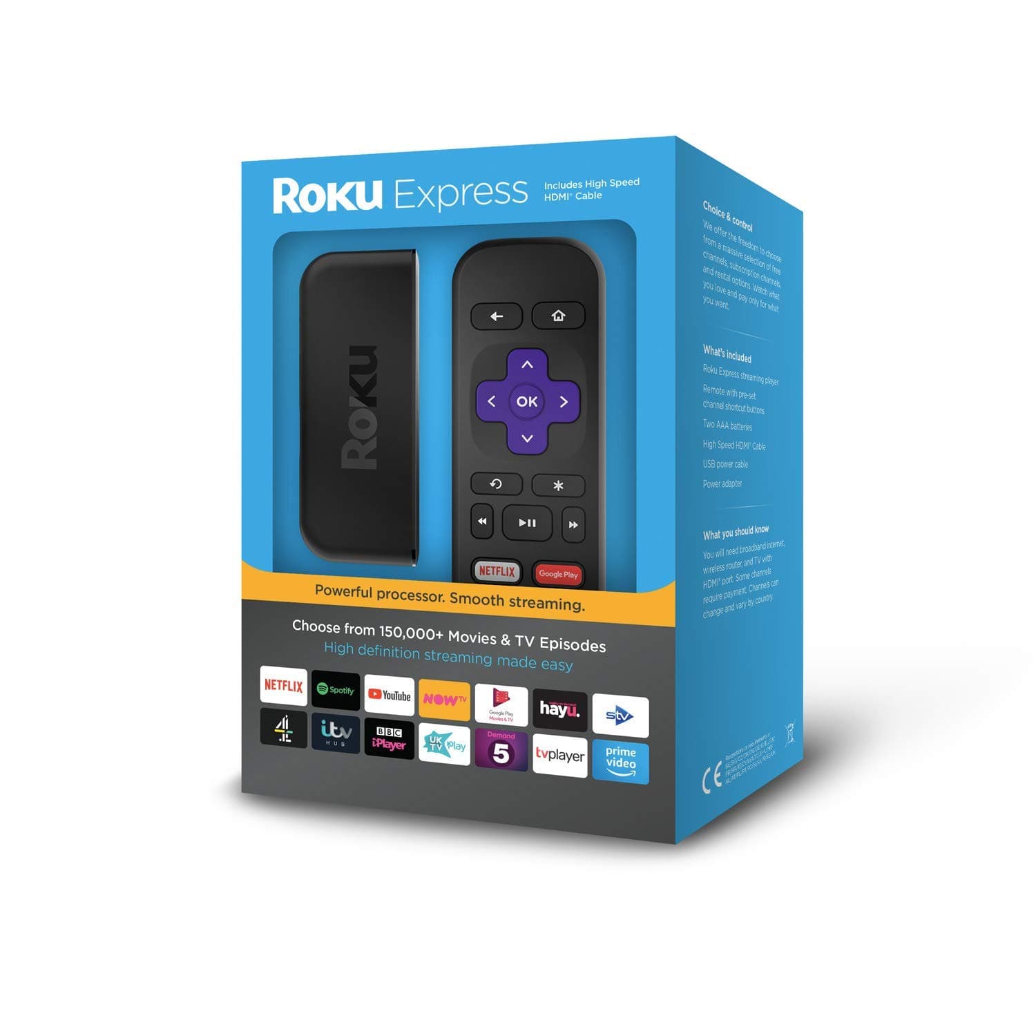 Roku Express Streaming Player - Black