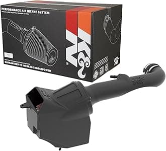 K&N Cold Air Intake Kit: Increase Acceleration & Towing Power, Guaranteed to Increase Horsepower up to 13HP: Compatible with 3.6L, V6, 2020-2021 JEEP Gladiator; 2018-2021 JEEP Wrangler JL, 57-1576