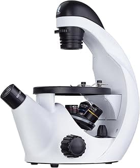 by AmScope 40X-200X Kids Inverted Compound Microscope for Students