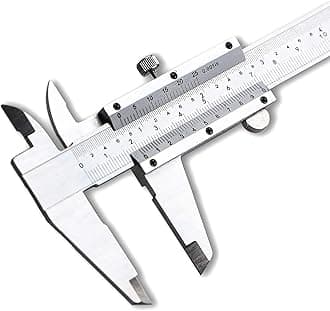 Spurtar 6 Inch/150mm Stainless Steel Vernier Caliper Micrometer Durable Stainless Steel Measuring Tool Caliper for Precision Measurements