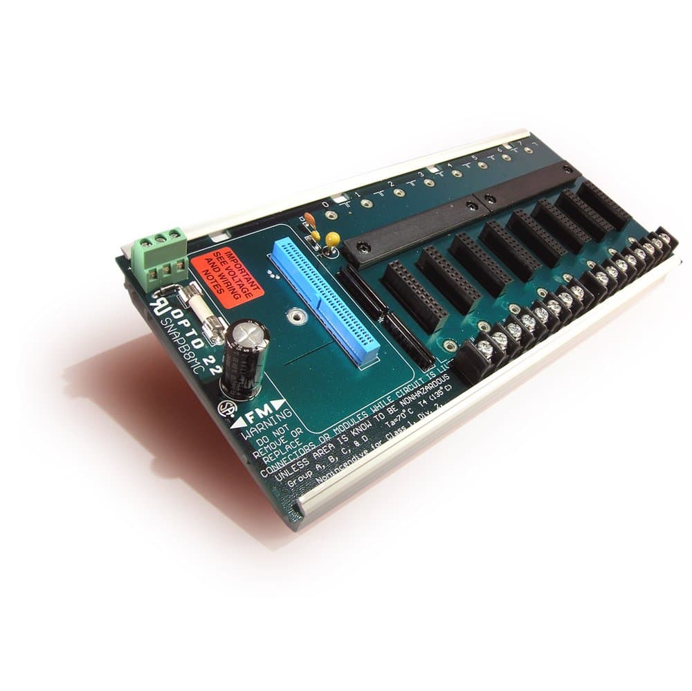 SNAP-B8MC Snap B-Series 8 Module Rack with Extra Terminal Block