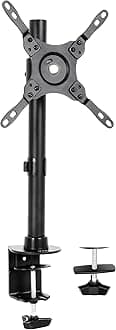 VIVO VIVO Black Ultra Wide Screen TV and Monitor Desk Mount Adjustable Height and Tilt Stand for Screens up to 42ââ‚¬ (STAND-V101C)