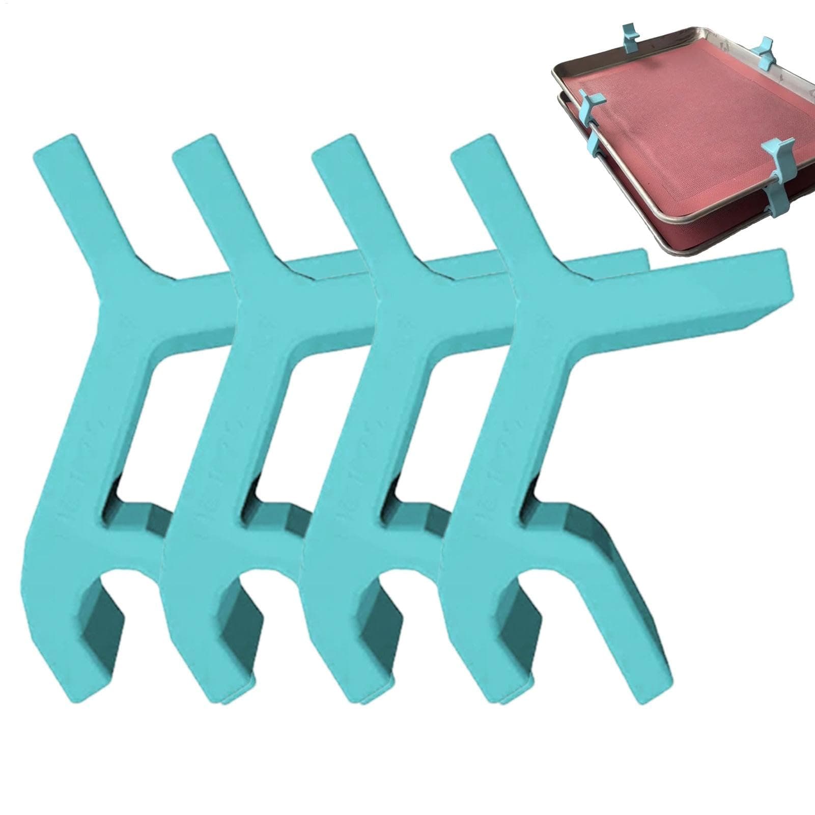 Cookie Sheet Stacker | 4X Cookie Tray Stacker | Tray Holder Baking Pan Dividers Set Cookie Sheet Rack Reusable for Oven Freezer Kitchen Countertop