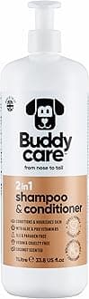 2in1 Dog Shampoo & Conditioner by Buddycare | Coconut Scented | With Aloe Vera and Pro Vitamin B5 (1L)