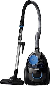 Bagless PowerPro Compact Vacuum Cleaner - 1800W, PowerCyclone 5, Allergy H13 filter, 1.5L Dust Capacity, Washable Filter, Deep Black - FC9350/62