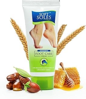Soft Soles Intensive Care Foot Cream for Cracked Heels | Foot Cream for dry & cracked Feet | Deep Hydration & Repair with Natural Ingredients | Crack Heal repair cream - 30g