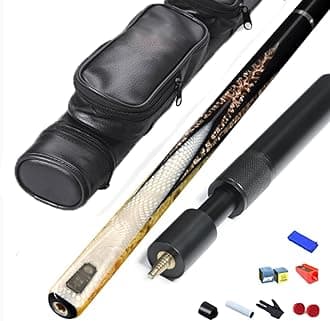 Pool cue Pool cue Stick Billiard cue Sticks 3/4 Split Chinese Style Black Eight American Nine-cue Billiard cue 10MM11.5MM(Color:1,Size:11.5MM)