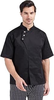 Nanxson Unisex Chef Coat Men's Long Sleeve Chef Jacket Restaurant Kitchen Cooking Chef Uniform CFM0057