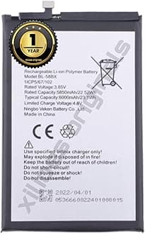 BL-58BX for Infinix Hot 9 / Hot 9 Play / X650C / X650B / X650D / X680 / X680B / X680C / 58BX Battery 1 Year Warranty** (V98)