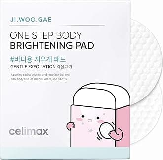 celimax ONE STEP Body Brightening Pad, Simple but Effective Armpit Cleaner with Green Tea, Vitamin B, White Truffle, Resveratrol - 60 Pads, 110ml