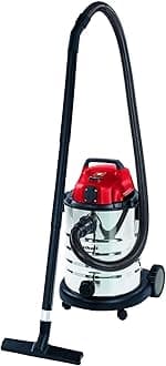 Einhell Wet and Dry Vacuum Cleaner 1500W, 30L Stainless Steel Tank, Power Take Off, incl. Plastic Suction Hose, Floor/Crevice Nozzle, filters TE-VC 1930 SA