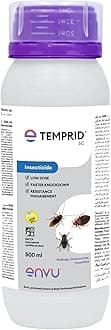 Temprid For Cockroach, Bedbugs And House Flies | Permanent Solution For Cockroach, Bed Bugs And House Flies | No Smell | No Kerosene Required | Mix Only With Water | Pest Control (500 ml)