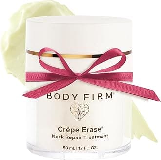 Body Firm Crepe Erase Neck Repair Treatment, Anti Aging Retinol Cream with Peptides, Shea Butter, Vitamin E, Squalane Oil, Wrinkle Cream for Crepey Skin Care and Firming Elasticity, 1.7 FL Oz