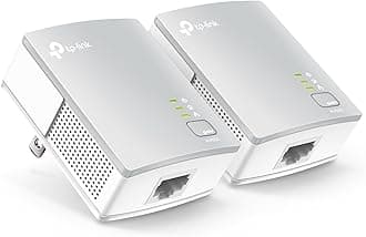 TP-Link AV600 Powerline Ethernet Adapter Kit - Gigabit Port, Plug Pair &Play, Power Saving, Nano Sized Powerline Network Adapter (TL-PA4010 KIT)