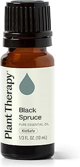 Black Spruce Essential Oil 10 mL (1/3 oz) 100% Pure, Undiluted, Aromatherapy, Respiratory Support, Sore Muscle Relief