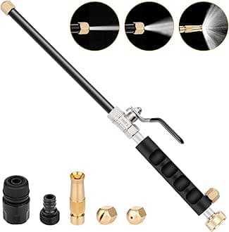 Lalafancy Pressure Washer Wand for Garden Hose Jet Nozzle Hydro Jet Washer Tools Quick Connect to Power Washer for Car Pet Window Washing and Patio Garden Watering
