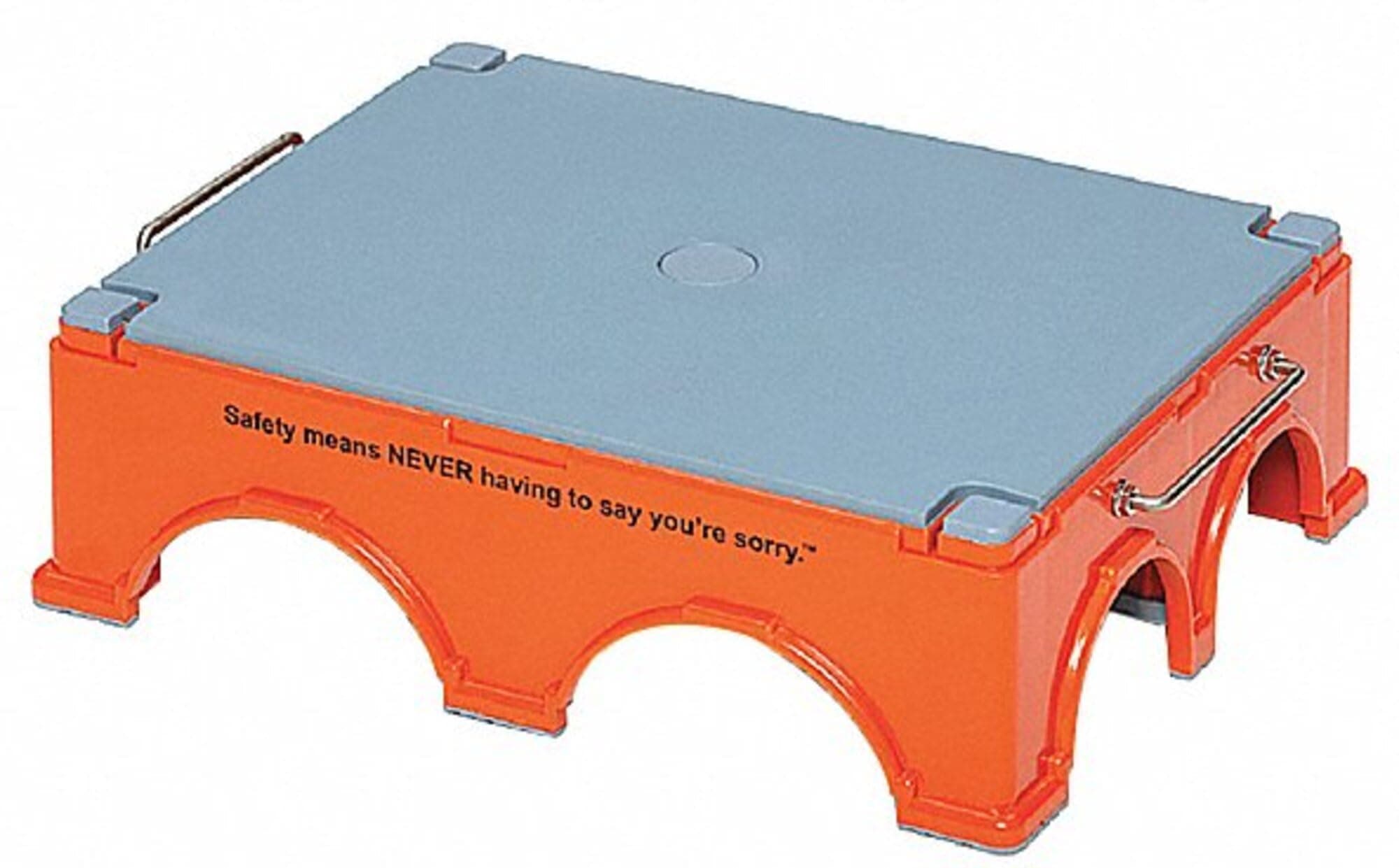 Ergo-Step Stool, Stackable, Orange (Pack of 4 bottom stools)