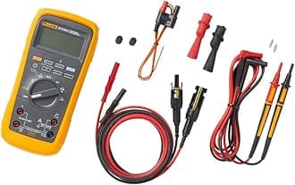 87V Max True-RMS Digital Multimeter with Solar Test Lead Kit, CAT III 1000v Rated Multimeter, Waterproof and Dustproof IP67 Case, and MC4 Test Leads and Holster