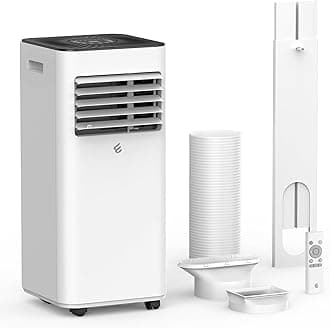 - 10,000 BTU Portable Air Conditioners, Portable AC With Remote for Room to 450 sq.ft 3 in 1 Air Conditioner With Dehumidification/Air Circulation/Timer And Window Kit
