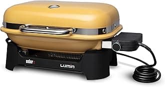 Weber 91280901 Lumin Compact Yellow Electric Grill