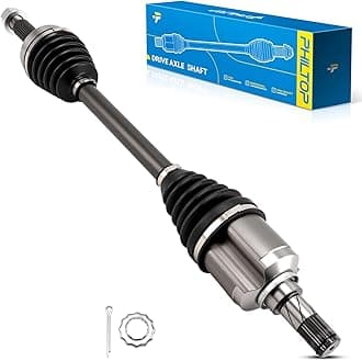 PHILTOP Front Left CV Axle Shaft Assembly for Nissan Juke 2011-2017, 66-6424 CV Axle Shafts