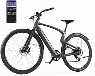 URTOPIA Carbon 1Pro Electric Bike for Adults, 37lbs Lightweight Carbon Fiber Gravel E-Bike, Peak 750W Motor, 80 Miles 25MPH E Bike with Smartbar, 8-Speed, UL-Certified Removable Battery