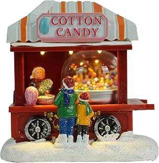 Christmas Village House - Cotton Candy Shop