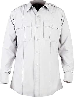 100% Polyester Long Sleeve Zippered Uniform Shirt