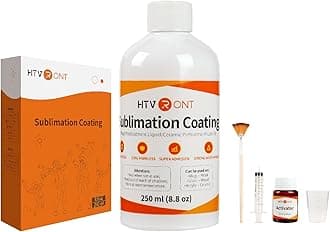 Sublimation Coating for All Hard Substrates-250ml Glossy Waterproof Sublimation Coating for Mugs, Glass, Tumblers, Sublimation Coating for Ceramics, Tiles, Stainless Steels with Super Adhesion