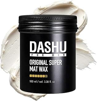 DASHU Original Super Mat Wax Strong Hold Without Shine, Easy To Wash, Styling Wax 3.5Oz