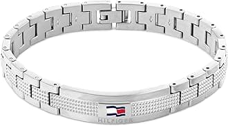 Tommy Hilfiger Nelson H-Link Bracelet Mens Stainless Steel Bracelet