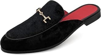 MHB Men's Mule Stylish Backless Slip-On Loafer Casual Dress Sandal Shoes Fashionable Slipper for Men Plus Size 7-13