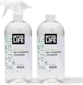 All Purpose Cleaner - Multipurpose Home and Kitchen Cleaning Spray for Glass, Countertops, Appliances, Upholstery & More - Multi-surface Spray Cleaner - 32oz (Pack of 2) Unscented