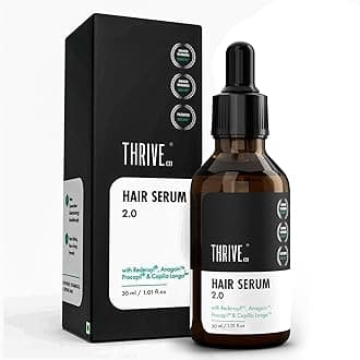 ThriveCo Hair Growth Serum 2.0, 30ml | Advanced Patent Filed Clinically Proven Scalp Treatment for Hair Fall Control & Regrowth | British Medical Publication | Redensyl, Anagain, Regendil®, Rosemary Oil | Lightweight, Non-Sticky Solution | Men & Women