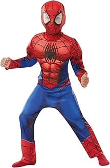 Rubie's Official Marvel Spider-Man Deluxe Childs Costume, Kids Superhero Fancy Dress