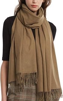 Womens Winter Scarf Cashmere Feel Pashmina Shawl Wraps Soft Warm Blanket Scarves for Women