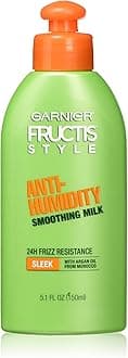 Garnier Fructis Style Anti-Moisture Smoothing Milk, All Hair Types, 5.1 Oz. (Packaging May Vary) 5.1 Oz Smooth