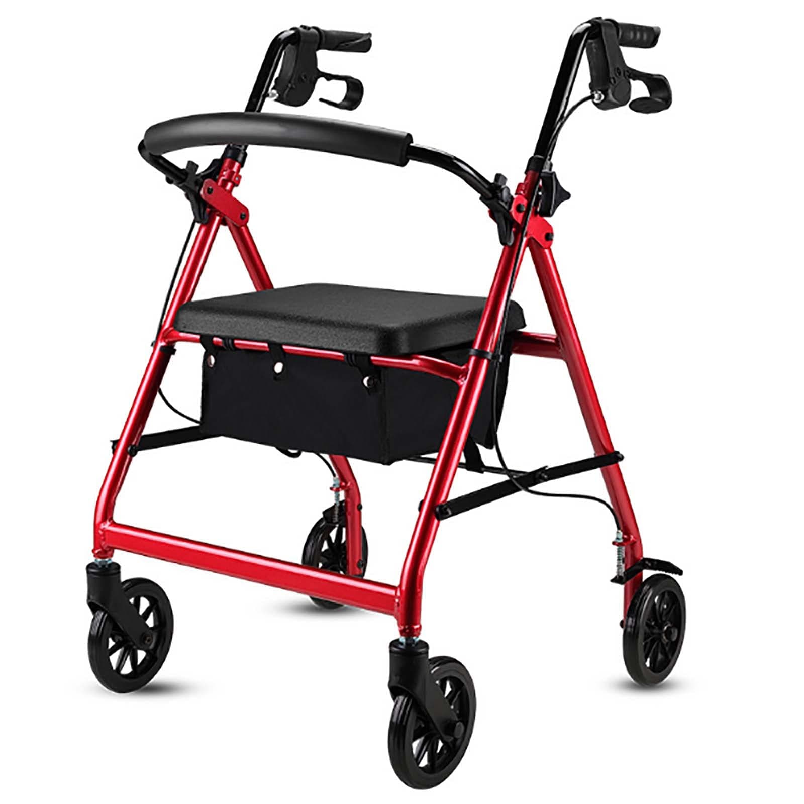 Upright Posture Walker Mobility Rollator - Stand Up Folding Rollator Walker, Heavy Duty Upright Walker, Upright Rollator Walker, Upright Walker, Folding Rollator Walker, Stand Up Rollator Walker