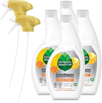 Lemongrass Citrus Disinfecting Multi-Surface Cleaner - 26 Oz, Pack of 4