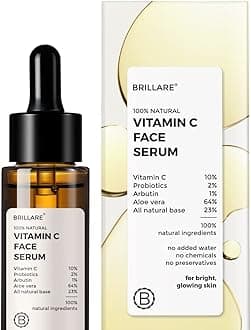 10% Vitamin C Serum | Bright & Glowing Skin | with Probiotics & Aloe Vera | 100% Natural Face Serum