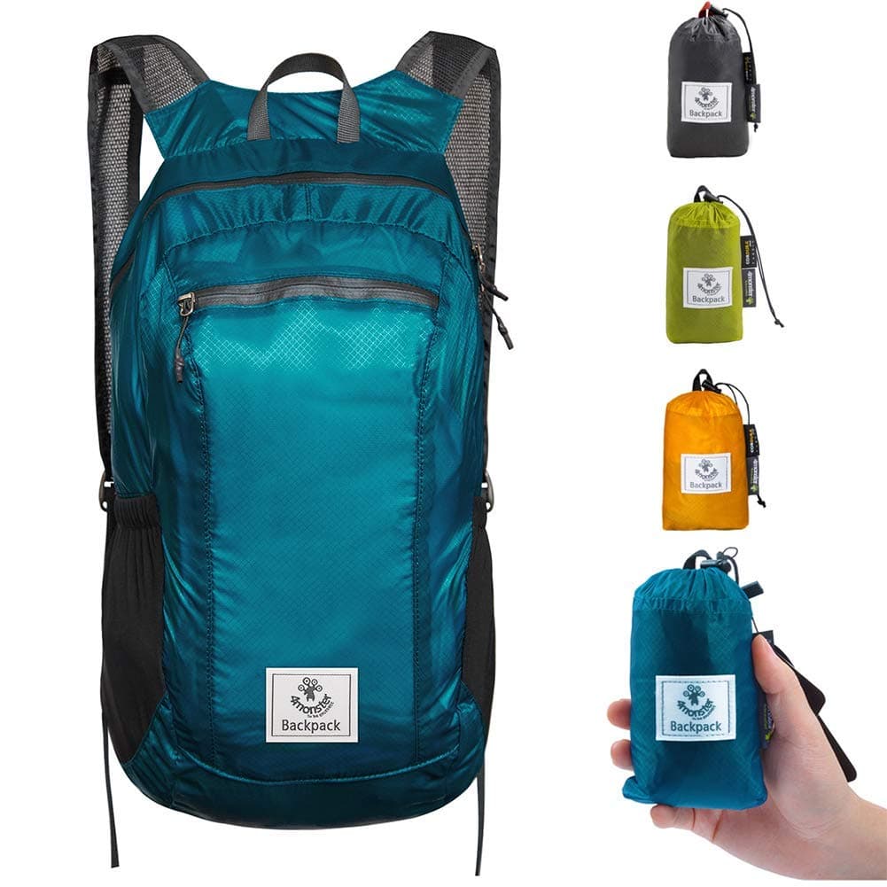 Hiking Daypack,Water Resistant Lightweight Packable Backpack for Travel Camping Outdoor