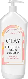 Olay Body Lotion for Women, Effortless Glow, Restore Natural Glow, 24hr Moisturizing & Deep Hydration, Absorbs Instantly, Penetrating Vitamin B3 Complex, For All Skin Types, Rose Water Scent, 18 fl oz