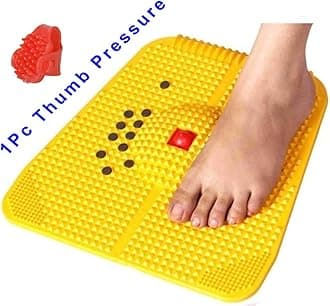 Mify Acupressure Mat Pain Relief Home Gym Fitness Kit Foot Mat Acupuncture Massager With Magnets For Stress Free, Multicolour