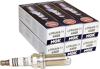 NGK 4469 Iridium IX Spark Plugs LFR5AIX11 (6 Pack)
