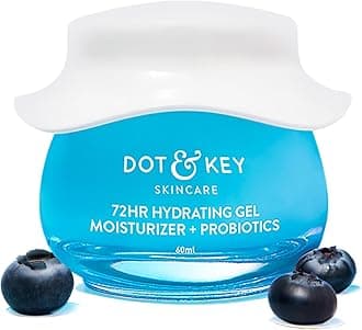 72Hr Hydrating Gel + Probiotics Moisturizer For Face With Hyaluronic Acid, Kombucha & Rice Water Lightweight Gel Oil Free Moisturizer | For Oily, Dull & Uneven Skin Tone I For All Skin Types | 60Ml