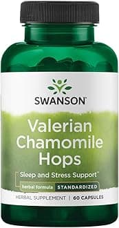 Valerian Chamomile Hops Sleep Complex 60 Capsules