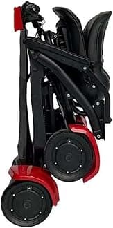 Automatic Folding Mobility Scooter Auto Folding Electric Portable Travel Scooter Mobility Chair 250W Motor 20 KM Removable Battery Remote Control New