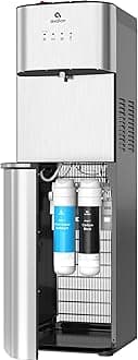 Avalon Self Cleaning Bottleless Water Cooler Water Dispenser - 3 Temperature Settings - Hot, Cold & Room Water, Durable Stainless Steel Cabinet, NSF Certified Filter- UL Listed