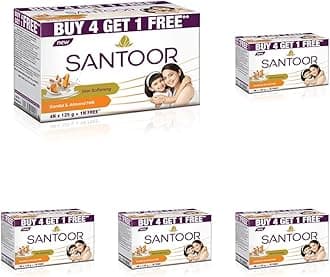 Skin Softening Sandal & Almond Milk Bathing Soap with Nourishing & Anti-Aging Properties| For Smooth & Soft and Younger-Looking Skin| For All Skin Types| 125g, Pack of 25