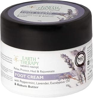 EARTH THERAPY Whitening Hydration & Ultra Healing Knee Brightening Cracked Heels Feet Reparing Foot Cream For Women & Men (50GM)